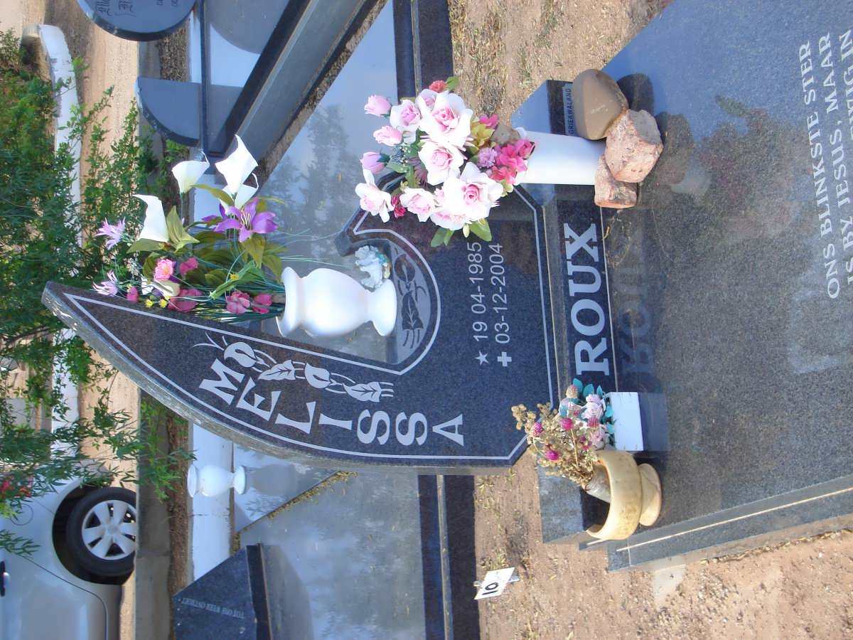 ROUX Melissa 1985-2004