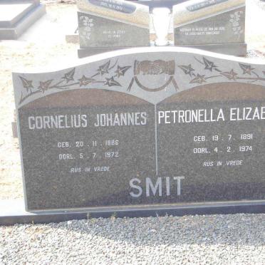 SMIT Cornelius Johannes 1886-1972 &amp; Petronella Elizabeth 1891-1974