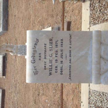 SLIER Willie G. 1871-1923