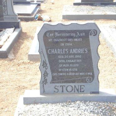 STONE Charles Andries 1892-1971