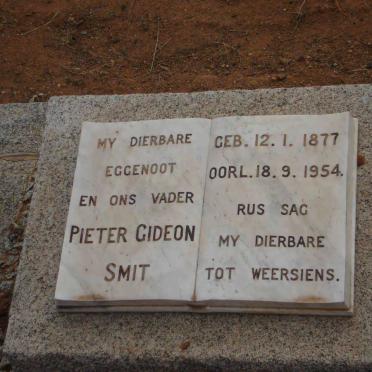 SMIT Pieter Gideon 1877-1954