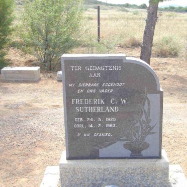 SUTHERLAND Frederik C.W. 1920-1963