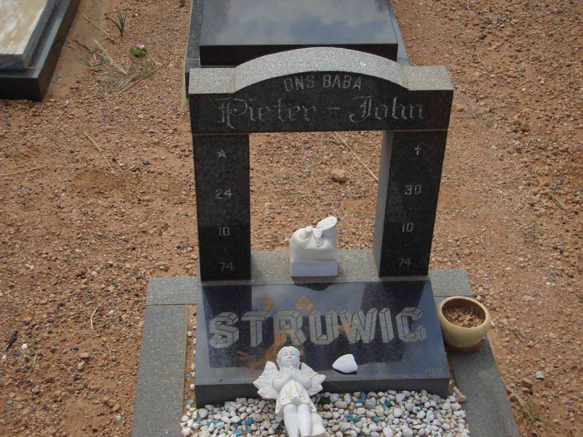 STRUWIG Pieter-John 1974-1974