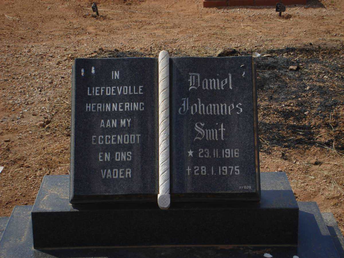 SMIT Daniel Johannes 1916-1975