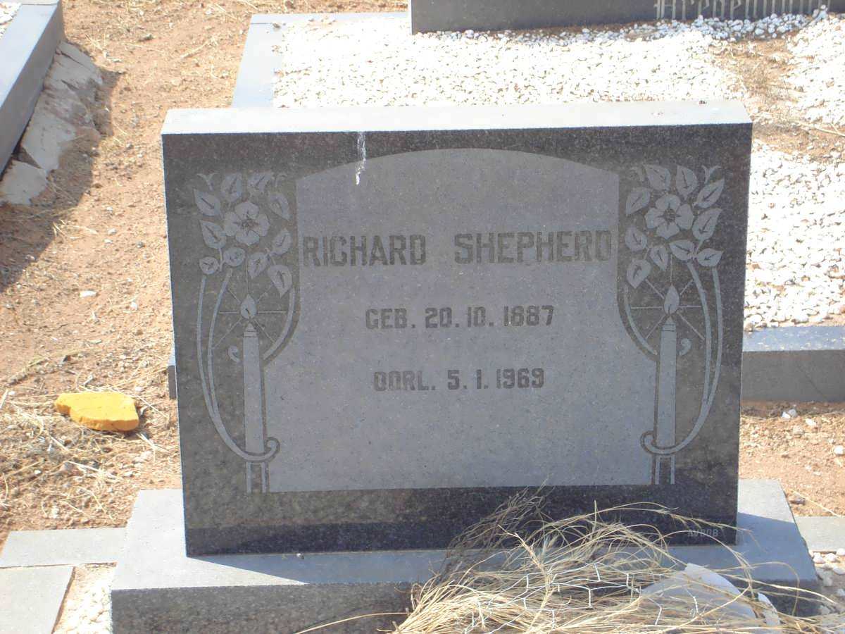 SHEPHERD Richard 1887-1969