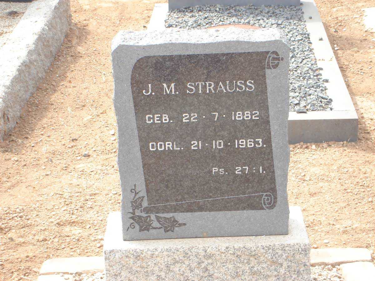 STRAUSS J.M. 1882-1963