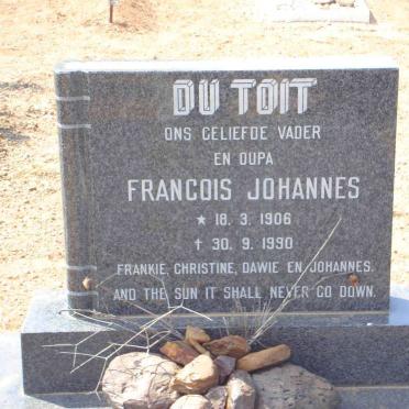 TOIT Francois Johannes, du 1906-1990