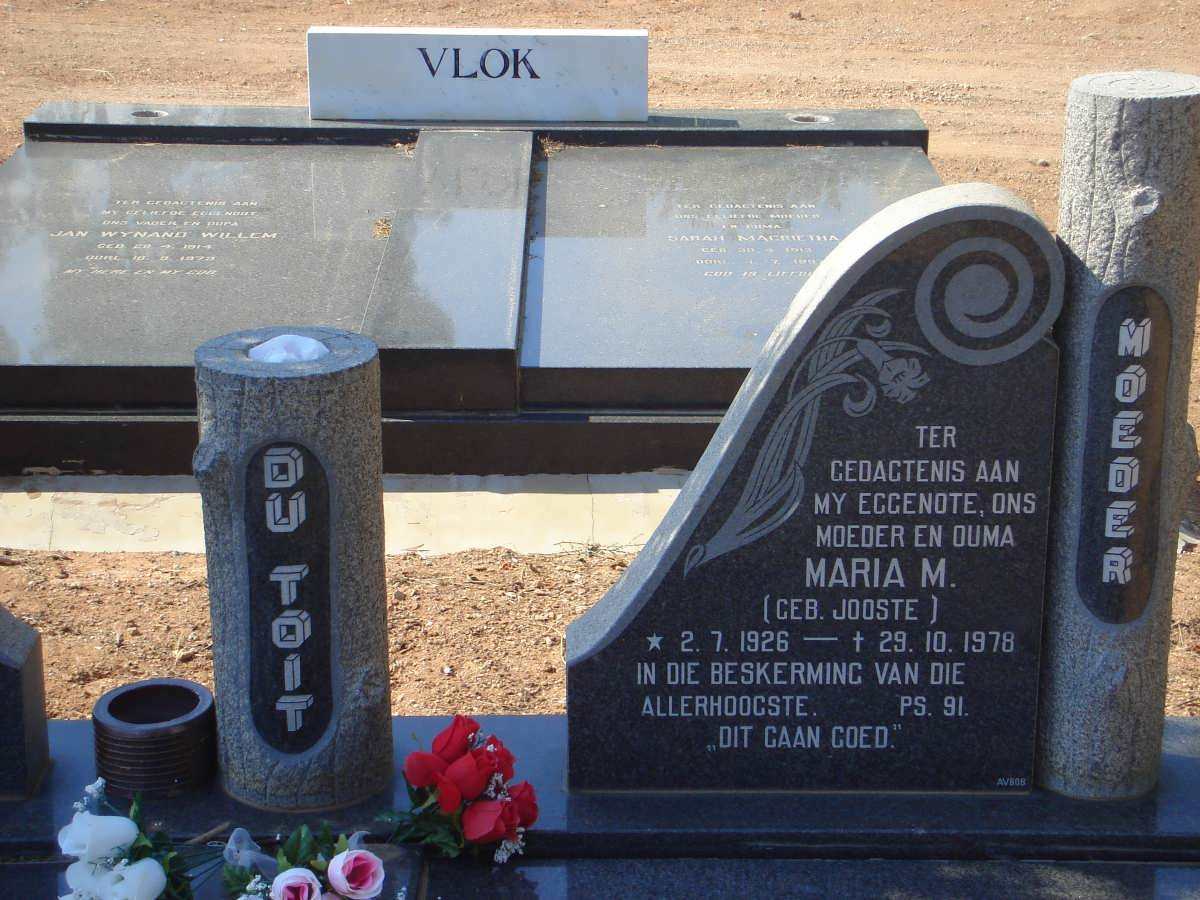 TOIT Maria M., du nee  JOOSTE 1926-1978