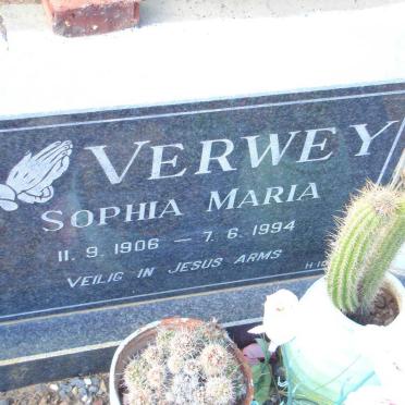 VERWEY Sophia Maria 1906-1994