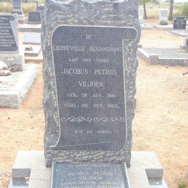 VILJOEN Jacobus Petrus 1881-1954