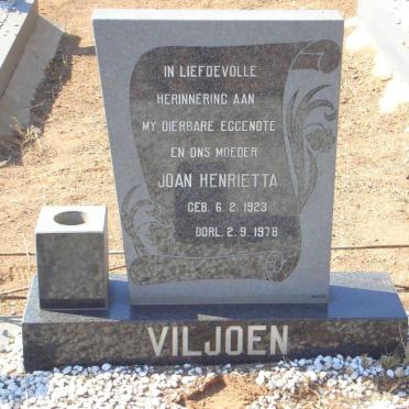 VILJOEN Joan Henrietta 1923-1978