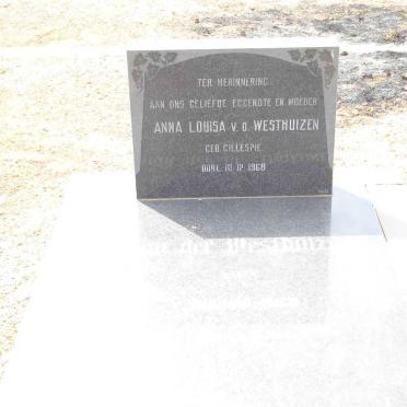 WESTHUIZEN Anna Louisa, v.d. nee GILLESPIE -1969