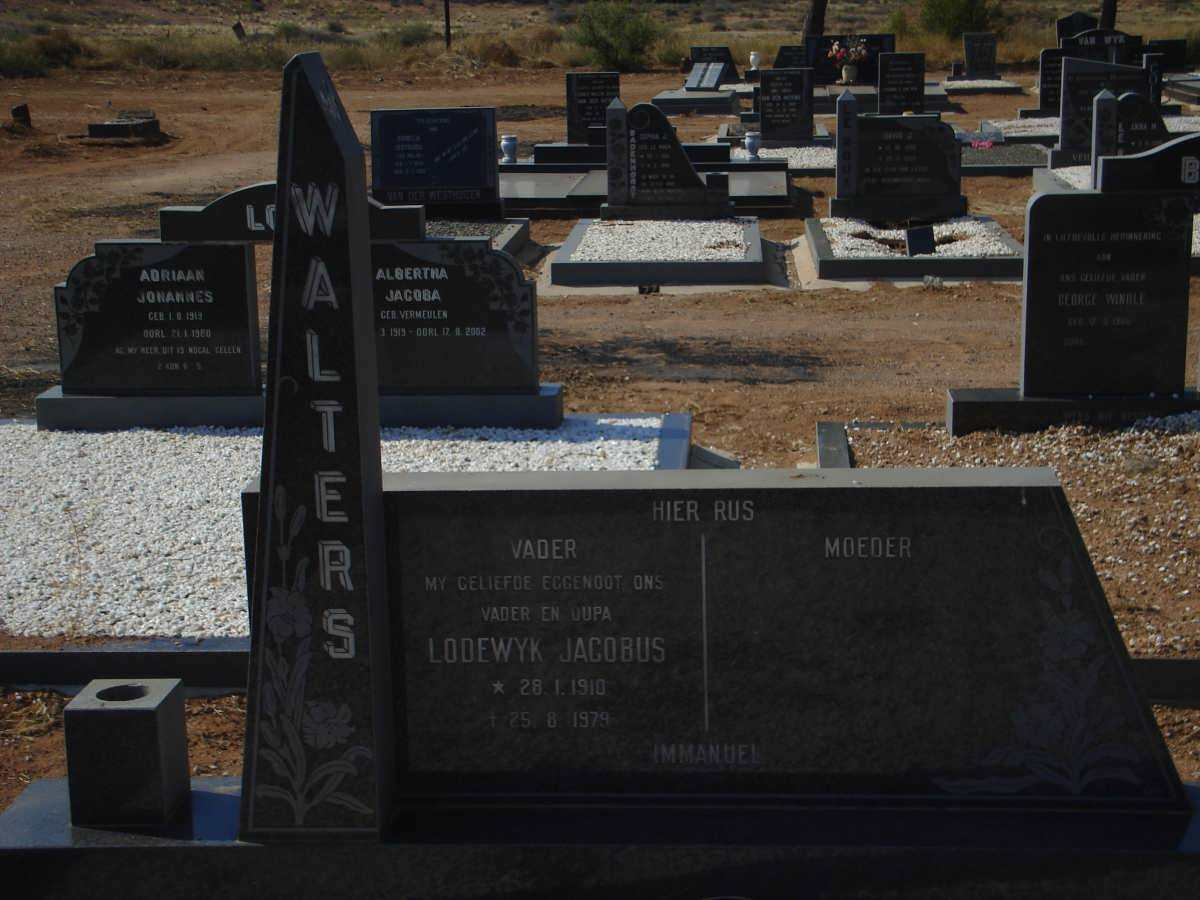 WALTERS Lodewyk Jacobus 1910-1979