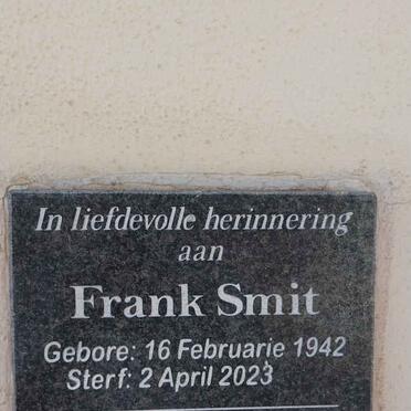 SMIT Frank 1942-2023