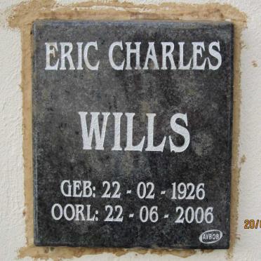 WILLS Eric Charles 1926-2006