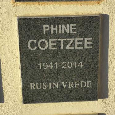 COETZEE Phine 1941-2014