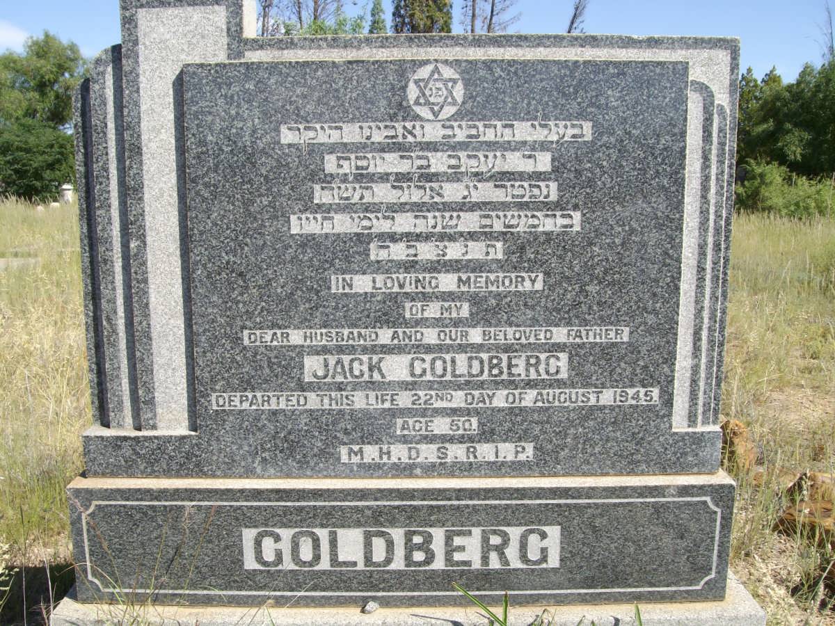 GOLDBERG Jack  -1945