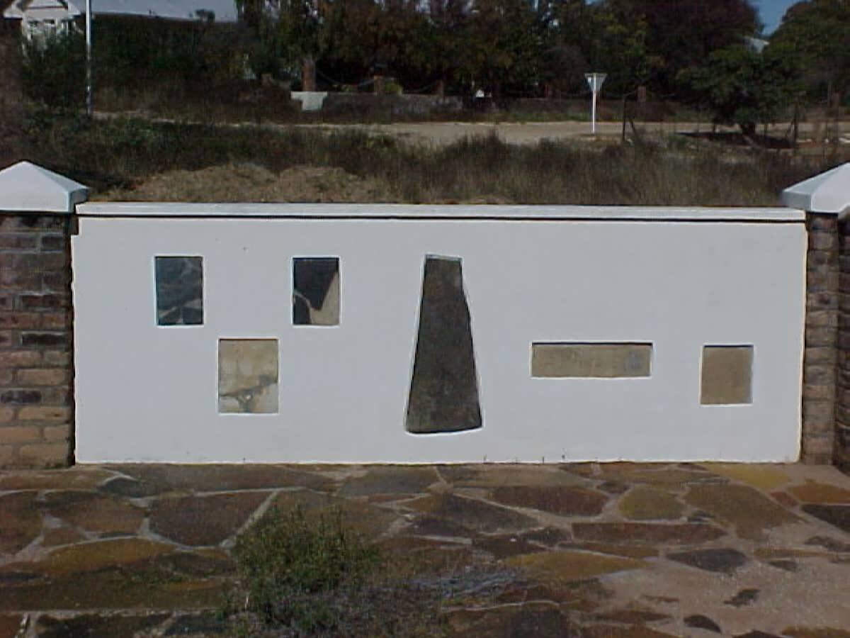 9. Memorial Wall - Old tombstones build into wall