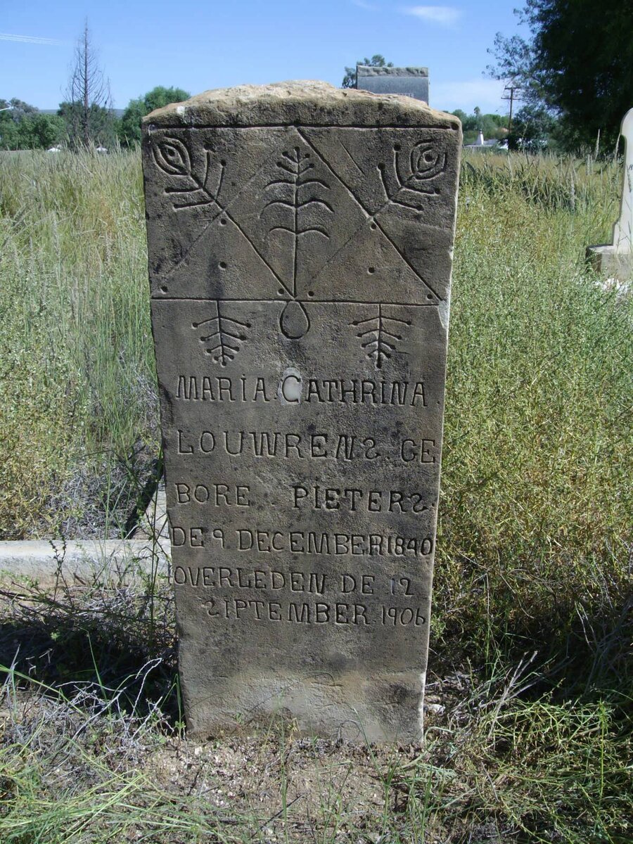 LOUWRENS Maria Cathrina nee PIETERS 1840-1906