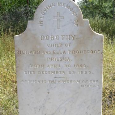 PROUDFOOT  Dorothy 1890-1890