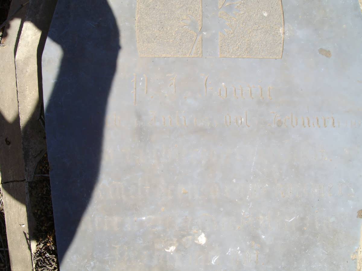 FOURIE P.J. 1833-1910