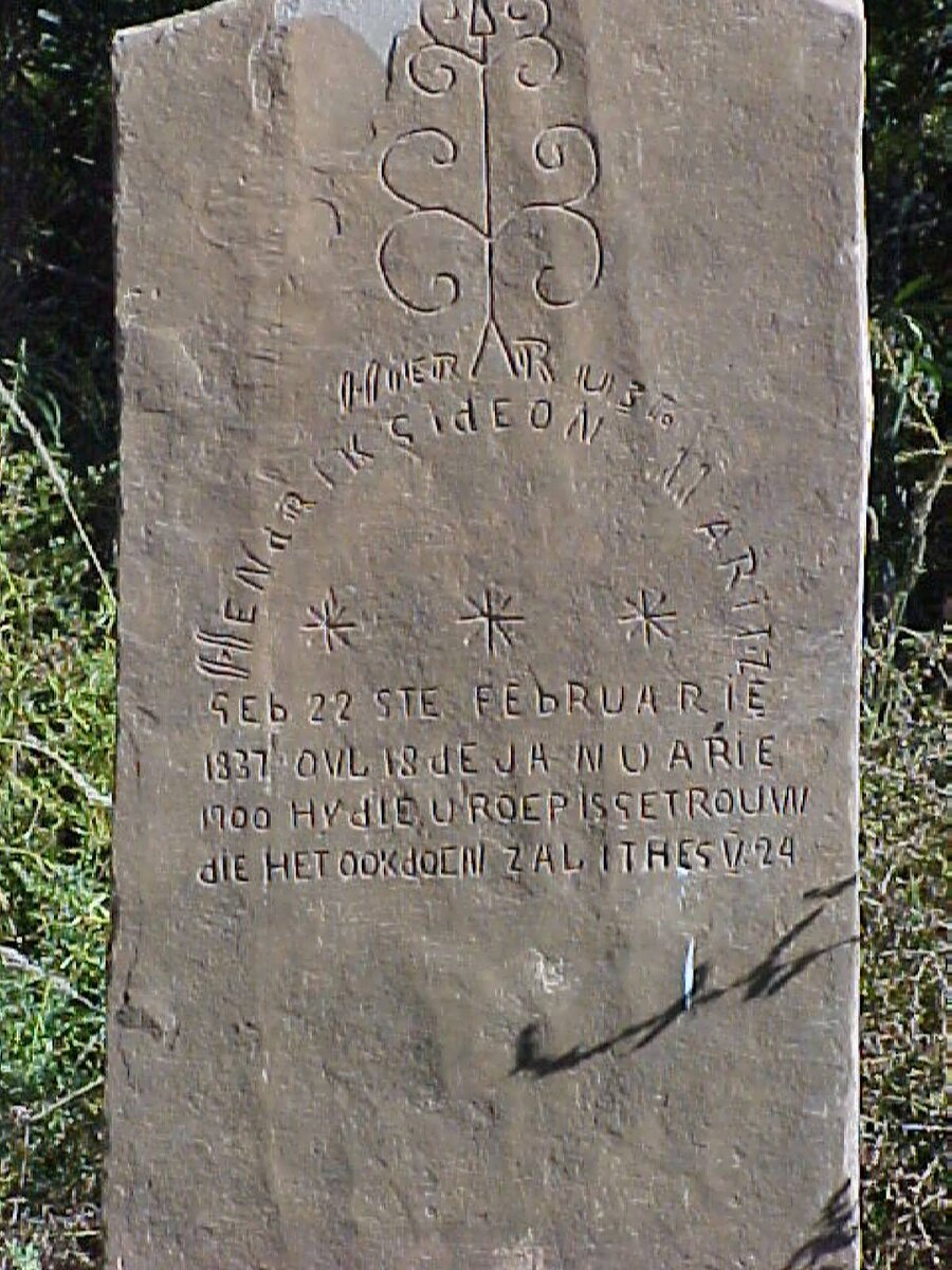 MARITZ Hendrik Gideon 1837-1900