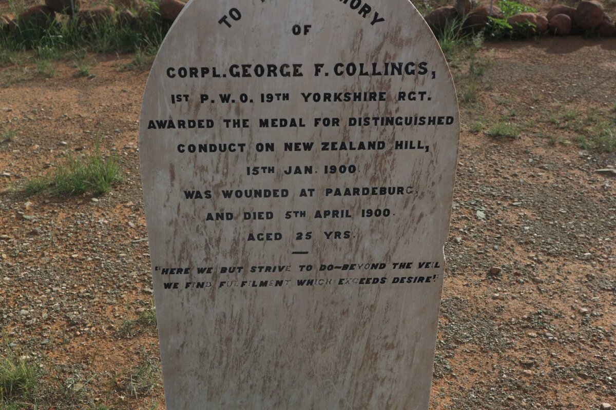 COLLINGS George F. -1900