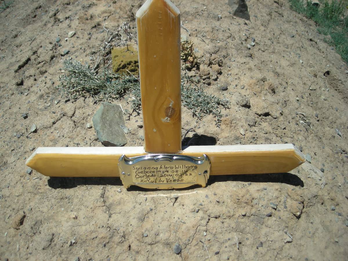 WILLIAMS Susanna Klara 1939-2014