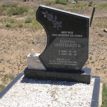 OOSTHUIZEN Martha 1944-2001