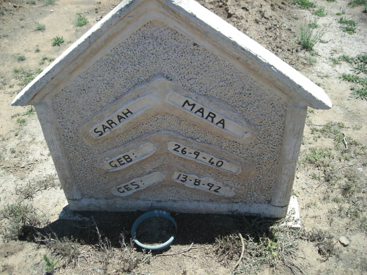 MARA Sarah 1940-1992