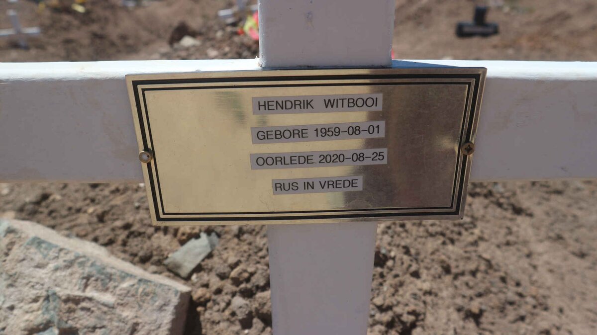 WITBOOI Hendrik 1959-2020