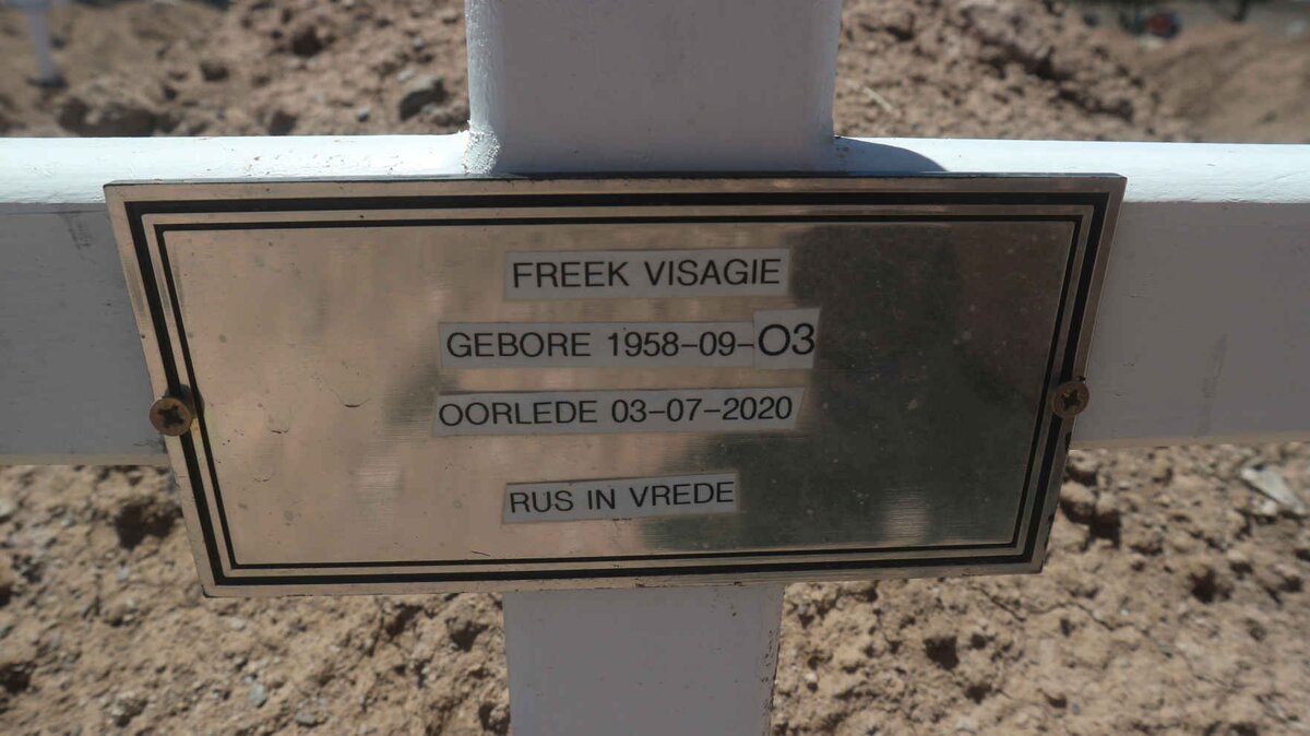 VISAGIE Freek 1958-2020