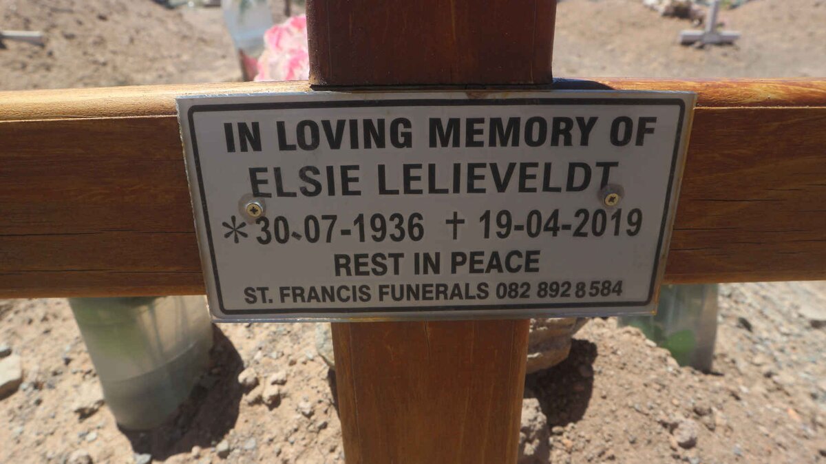 LELIEVELDT Elsie 1936-2019