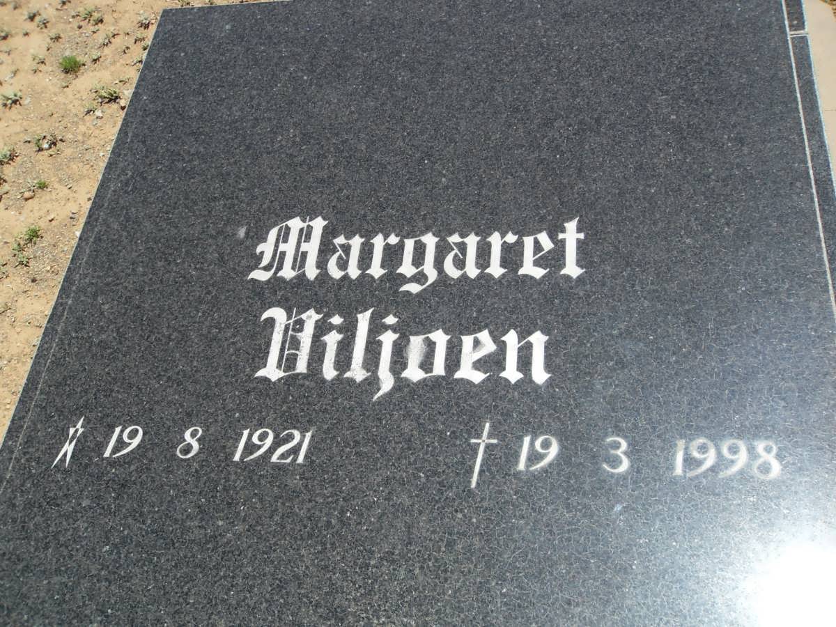 VILJOEN Margaret 1921-1998