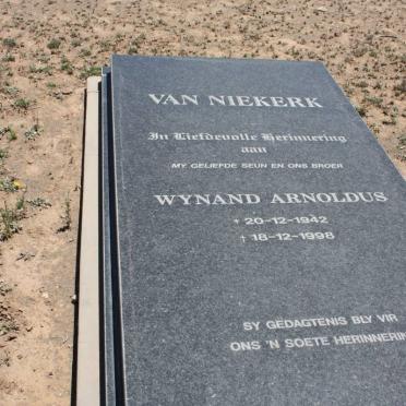 NIEKERK Wynand Arnoldus, van 1942-1998