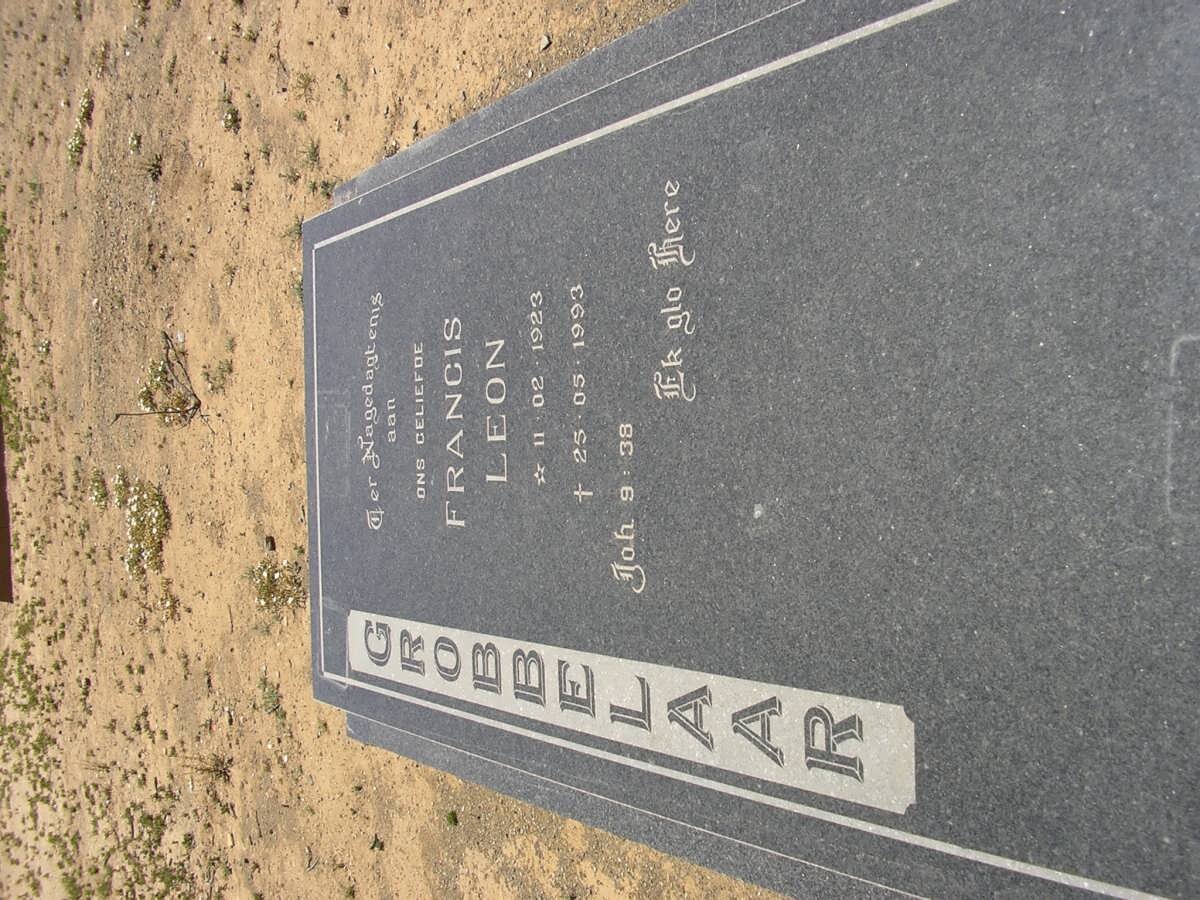 GROBBELAAR Francis Leon 1923-1993