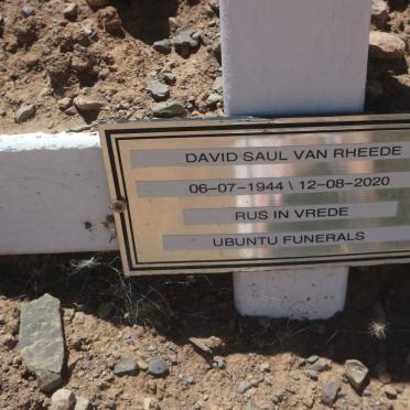 RHEEDE David Saul, van 1944-2020