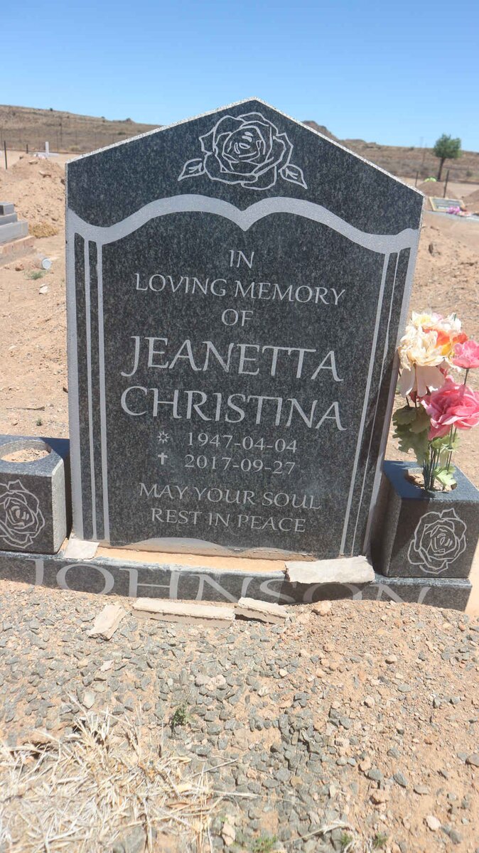 JOHNSON Jeanetta Christina 1947-2017