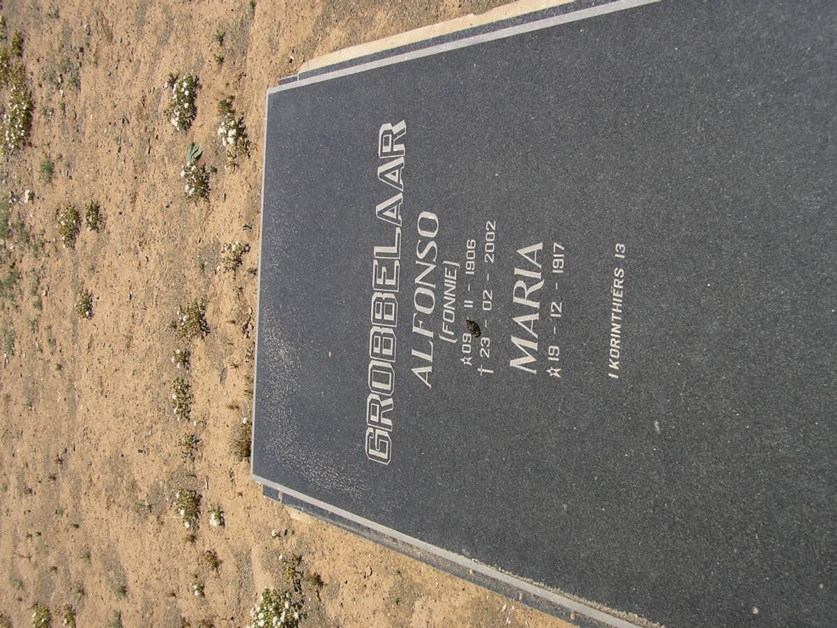 GROBBELAAR Alfonso 1906-2002 &amp; Maria 1917-
