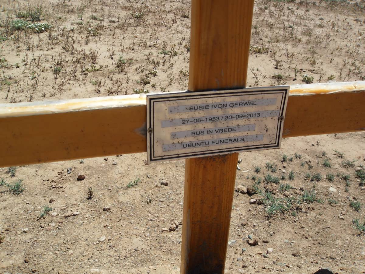 GERWEL Susie Ivon 1953-2013