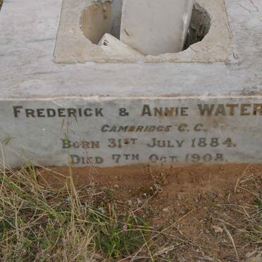 WATERS Herbert Arthur 1884-1908