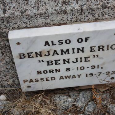 JANDRELL Benjamin Eric 1891-1892