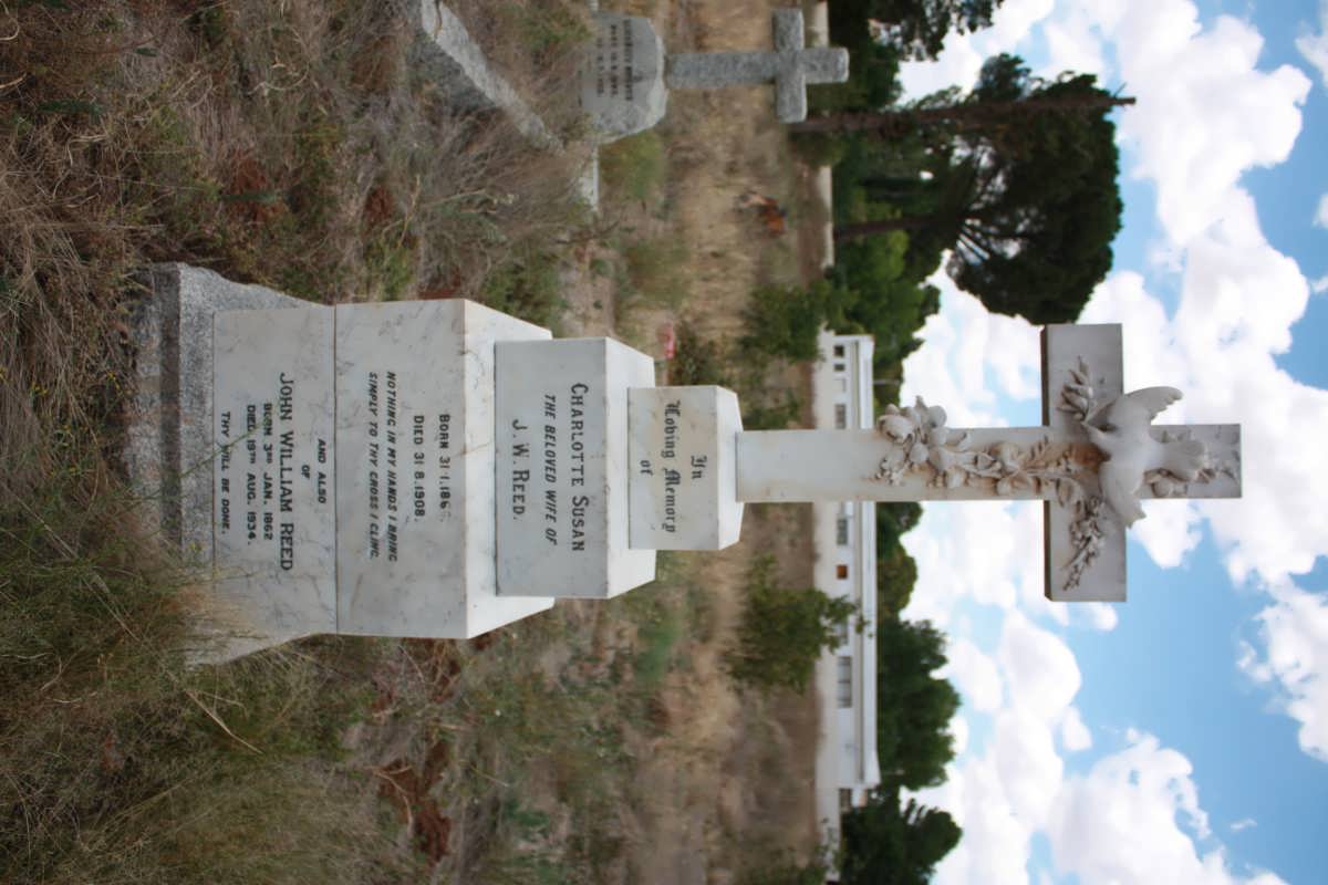 REED John William 1862-1934 &amp; Charlotte Susan 1866-1908