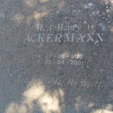 ACKERMANN H. 1922-2001