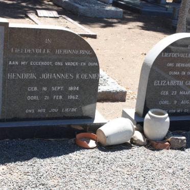 CONRADIE Hendrik Johannes 1894-1962 &amp; Elizabeth Gertruida 1896-1984