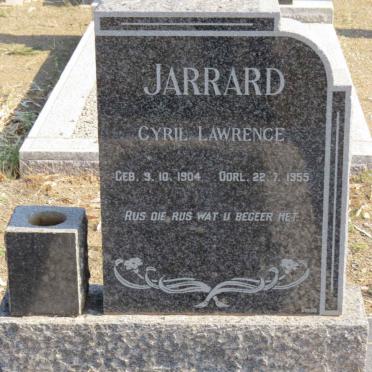 JARRARD Cyril Lawrence 1904-1955