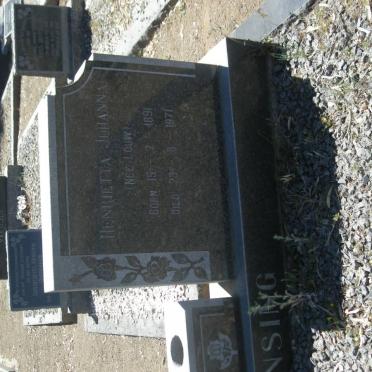 LENSING Henrietta Johanna nee LOUW 1891-1971