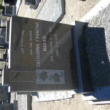 MARAIS Catharina Francina nee BOOYSEN 1888-1975
