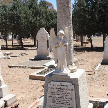 NAUDÉ Peter Johannes 1850-1912 &amp; Massina Maria VAN DER BURGH 1862-1918