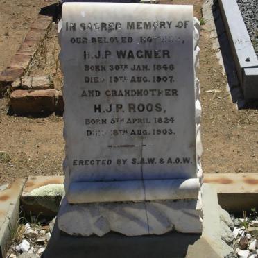 ROOS H.J.P. 1824-1903 :: WAGNER H.J.P. 1846-1907